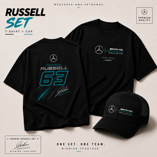 George RUSSEL F1 Mercedes Set (T-shirt + CAP)