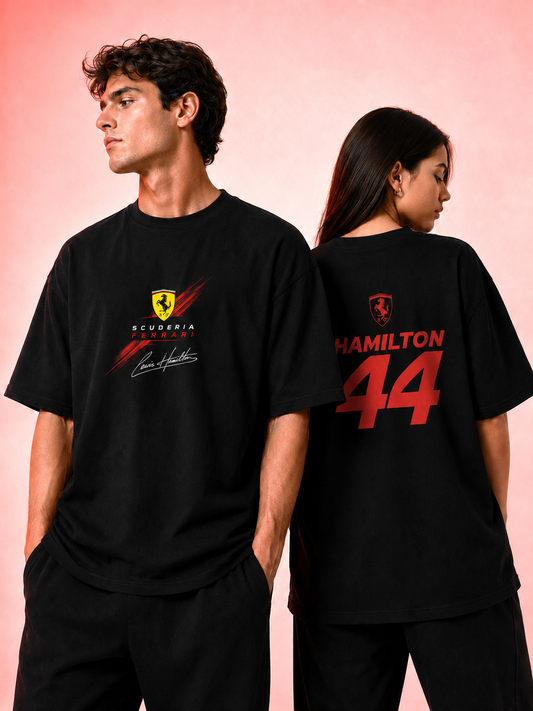 LEWIS HAMILTON Ferrari F1 Oversized T-shirt
