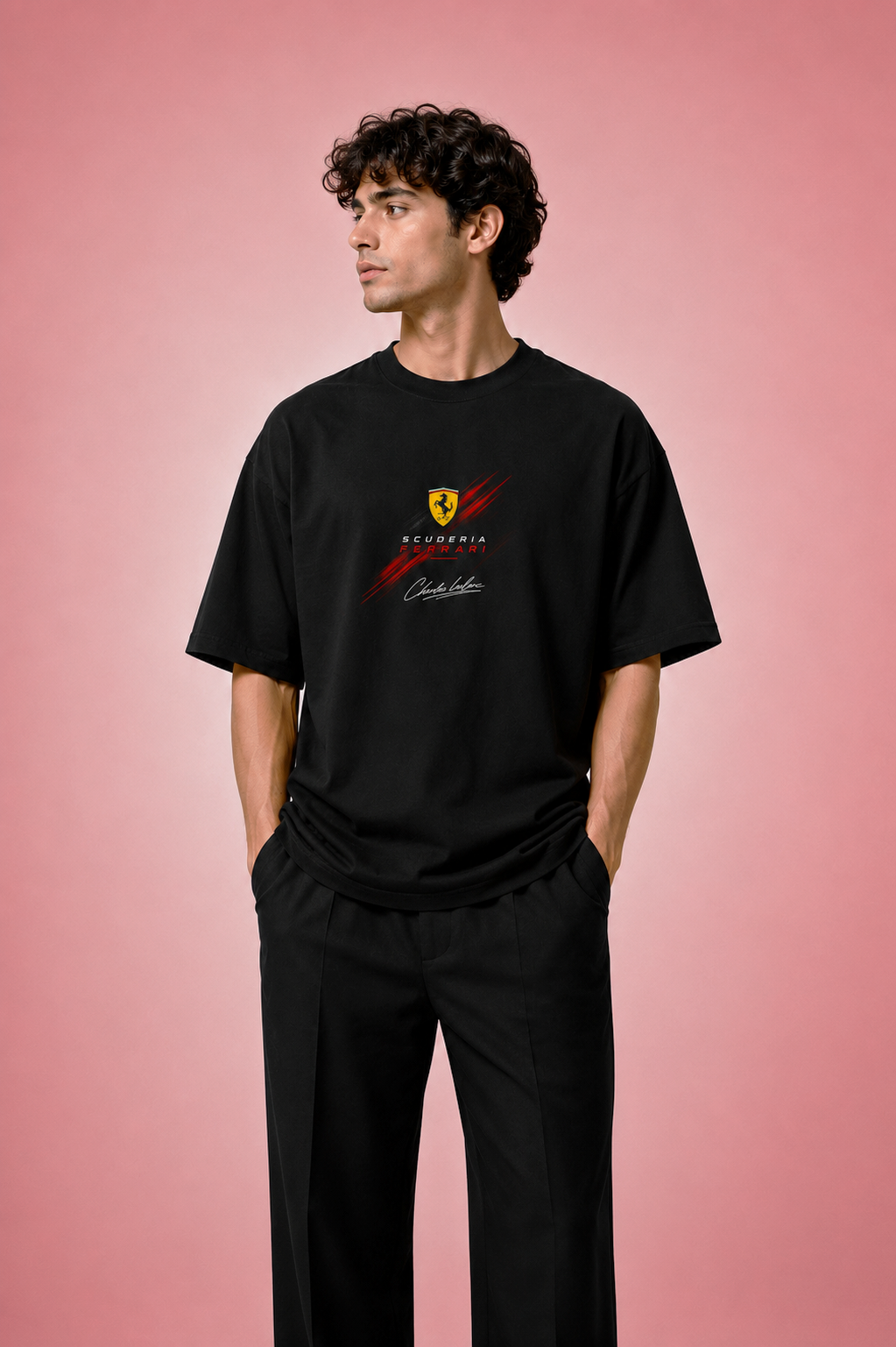 CHARLES LECLERC Ferrari F1 Oversized T-shirt
