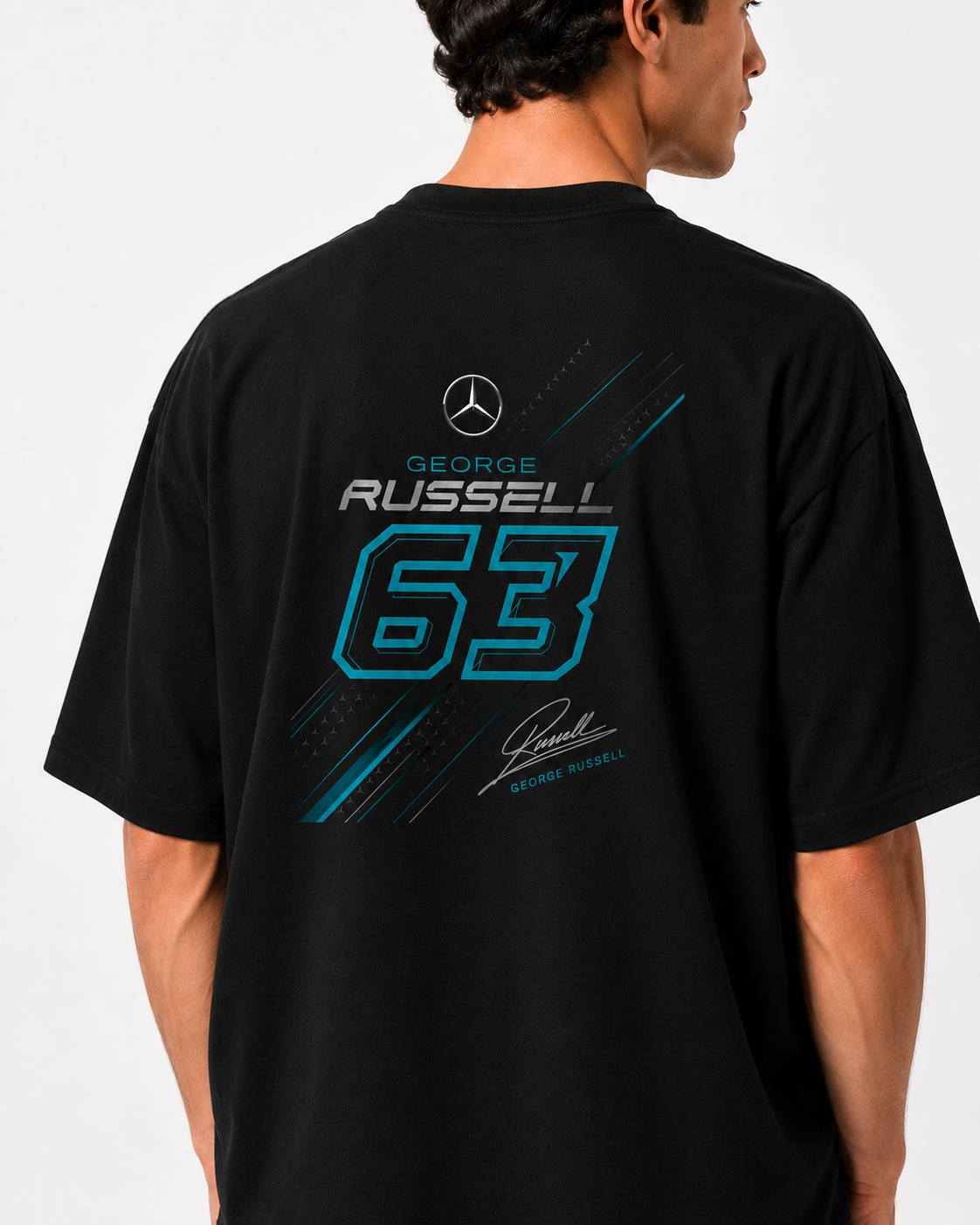 GEORGE RUSSEL Petronas F1 Oversized T-shirt